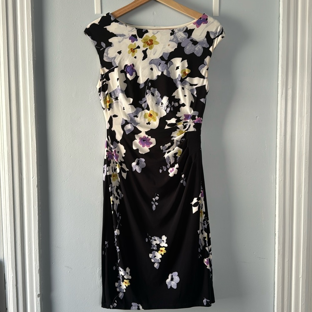 Ralph Lauren floral print jersey dress